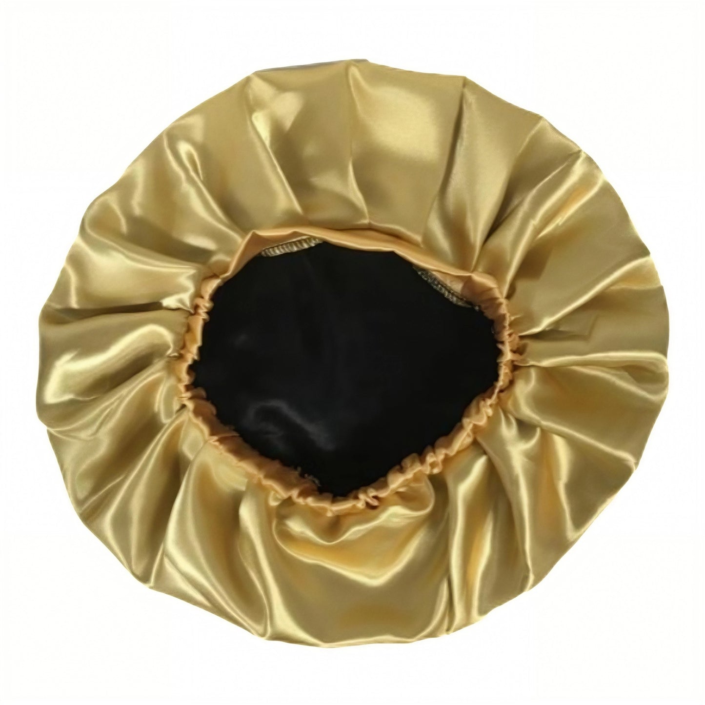 Large Satin Sleep Wide Band Bonnet with Breathable Fabric - Prevents Breakage & Split Ends