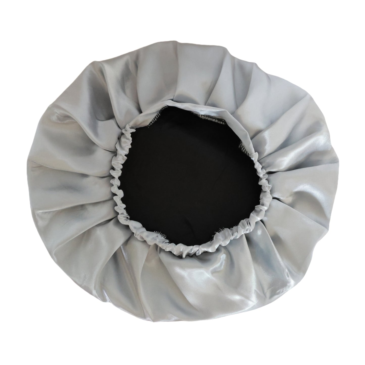 Large Satin Sleep Wide Band Bonnet with Breathable Fabric - Prevents Breakage & Split Ends