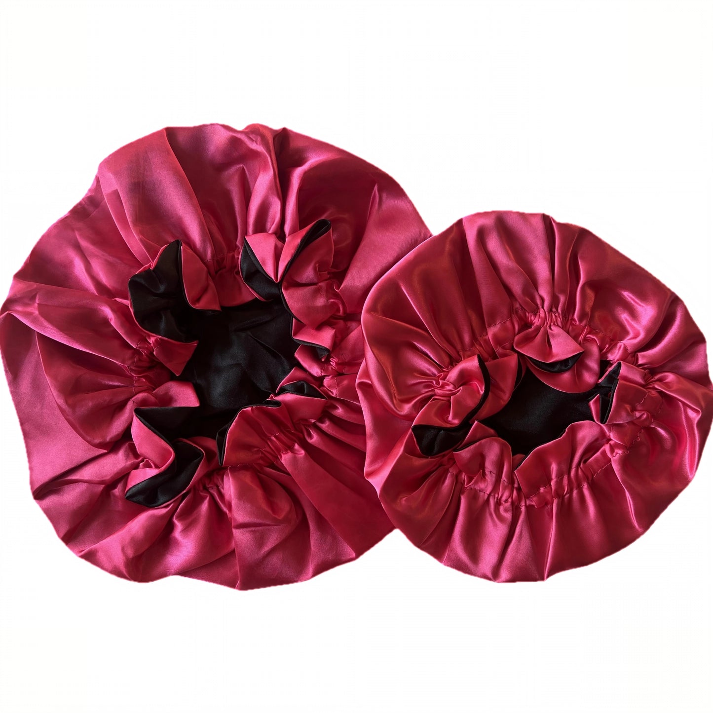 Matching Family Hair Protection Set - 8 Colors, Soft Satin Bonnets for Night & Gym