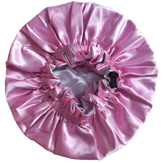 2025 Best Drawstring Bonnet  Double-Layered Satin for Braids & Weaves